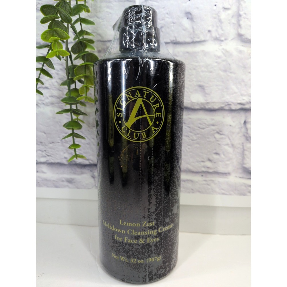 🚨SIGNATURE CLUB A LEMON ZEST MELTDOWN CLEANSING CREME FOR FACE &EYES 32Oz